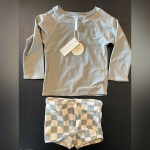 NWT Rylee + Cru Swim Suit Set 18-24 months